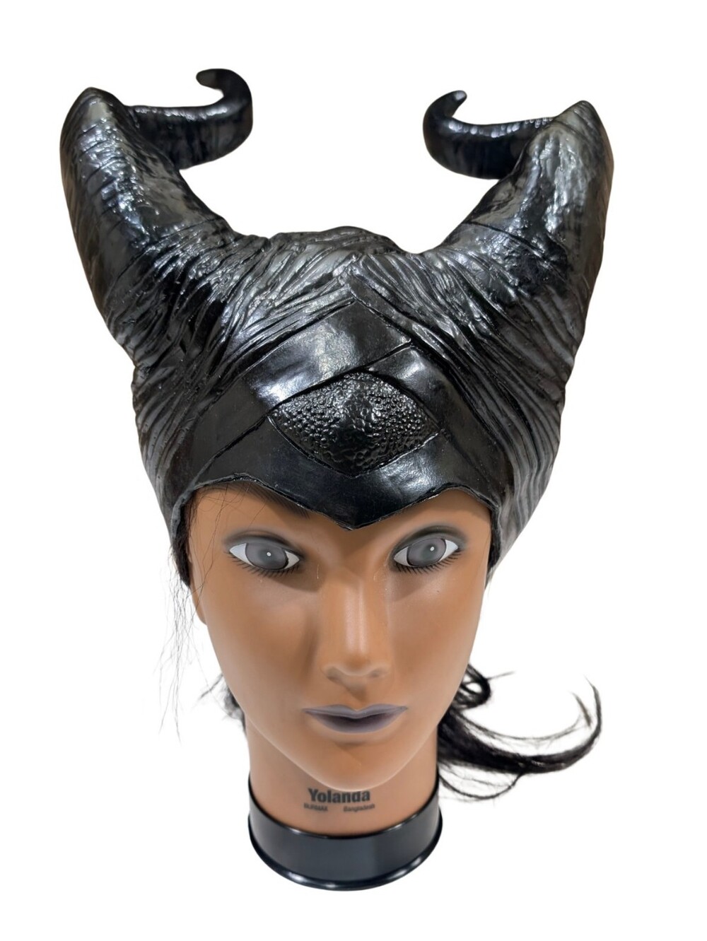 Disney Maleficent Horns Headpiece Mask Disguise Cosplay Costume Adult
